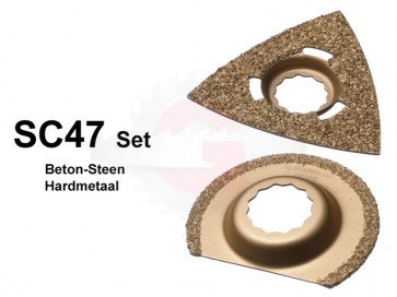SC47 SET Steen-Beton Hardmetaal