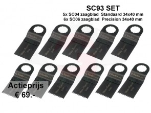 SC93 SET 5x SC04 + 5x SC06 *Actieset 10+1GRATIS
